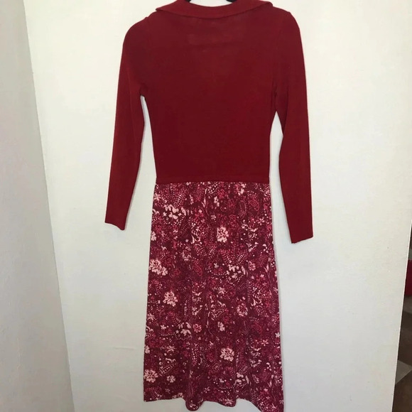 Vintage 60s/70s Goldworm Italian  Wool Dress Size 12 - Picture 6 of 6